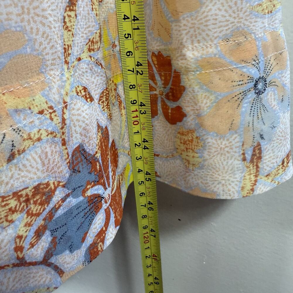 Joie Maeve B Silk Maxi Dress Apricot‎ Buff Orange Size 14 Nipped Waist Cutouts - Picture 5 of 12